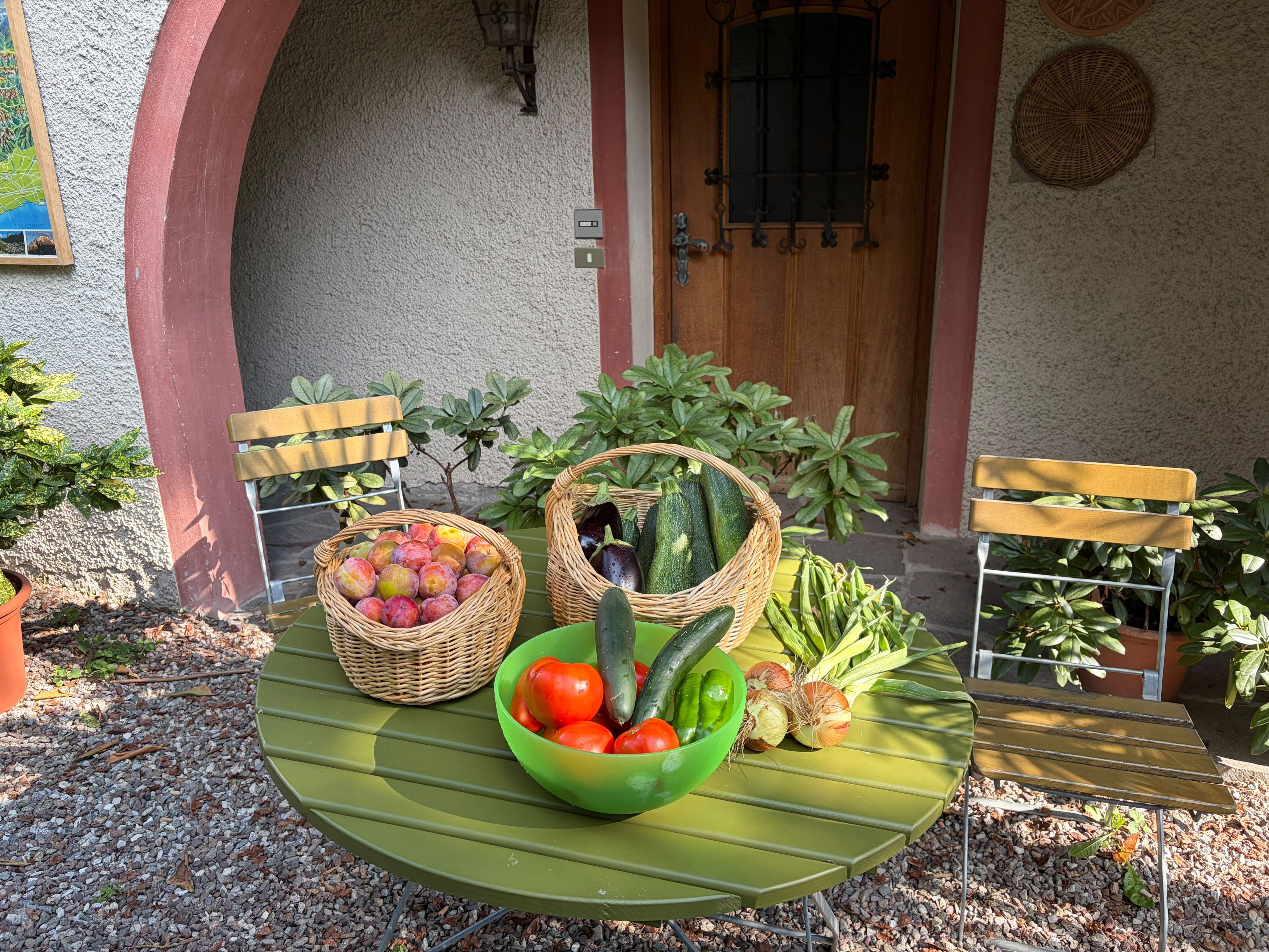Gemüse Garten Villa Senta